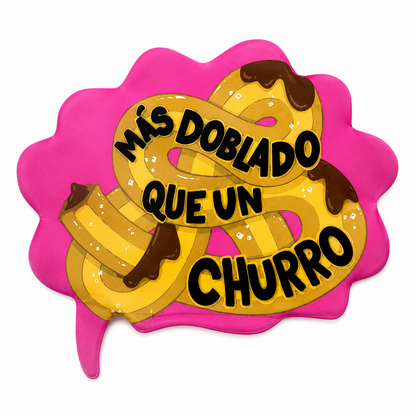 GORRO ESPUMA "MAS DOBLADO QUE UN CHURRO"