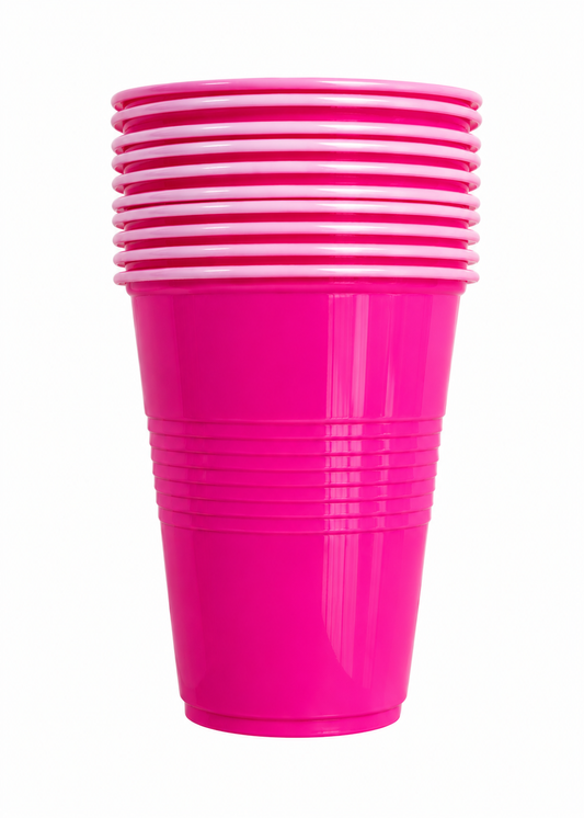 VASO FUCSIA 450ML X10