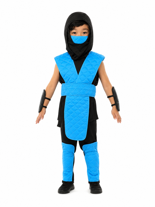 DISFRAZ NINJA CELESTE NIÑO
