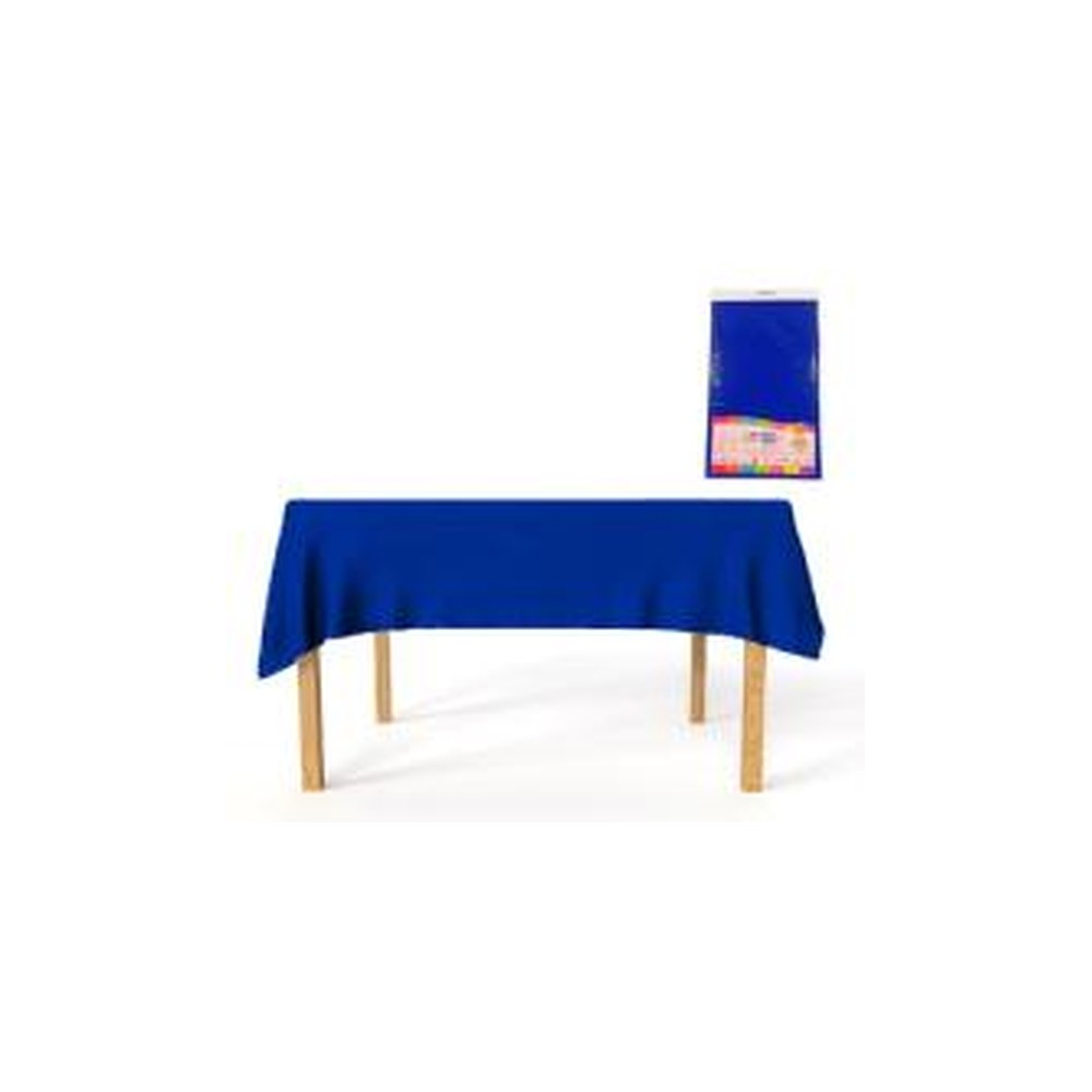 Mantel Rectangular Azul 2.74 X 1.37 | Don Cotillon
