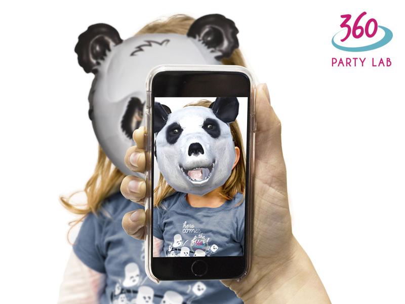 Mascara R.A. Panda Niño - Airy - Carnaval Online