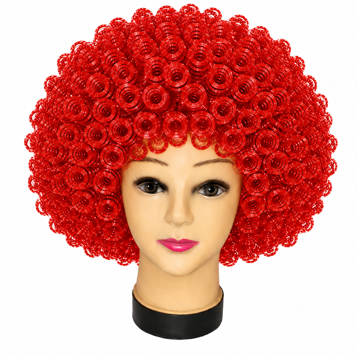 PELUCA AFRO ROJA