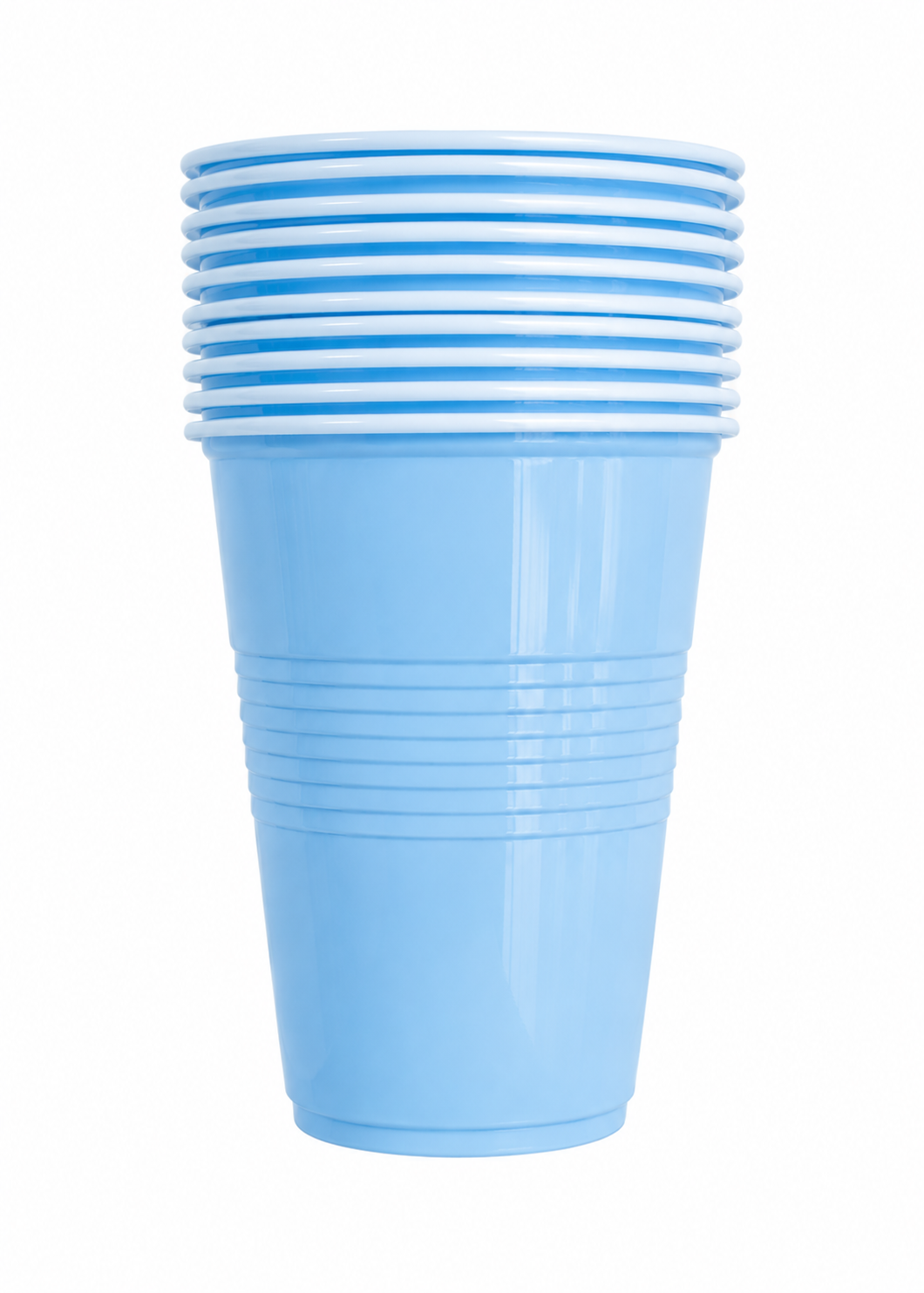 VASO CELESTE 450ML X10UNI