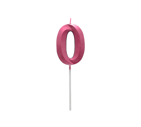 Velas Fucsia Metalizadas