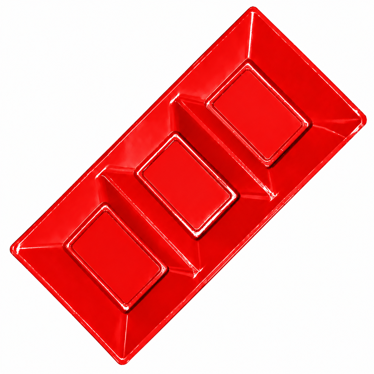 Bandejas 3 divisiones x3 uni COLOR A CELECCIONAR