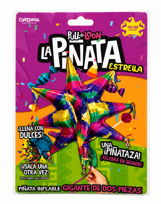 PIÑATA GLOBO ESTRELLA