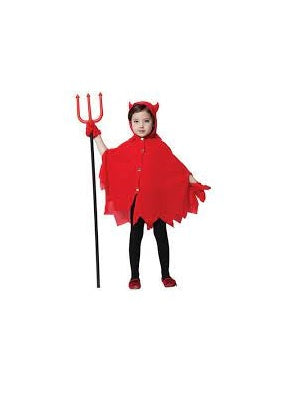 Disfraz Capucha Diabla Niña