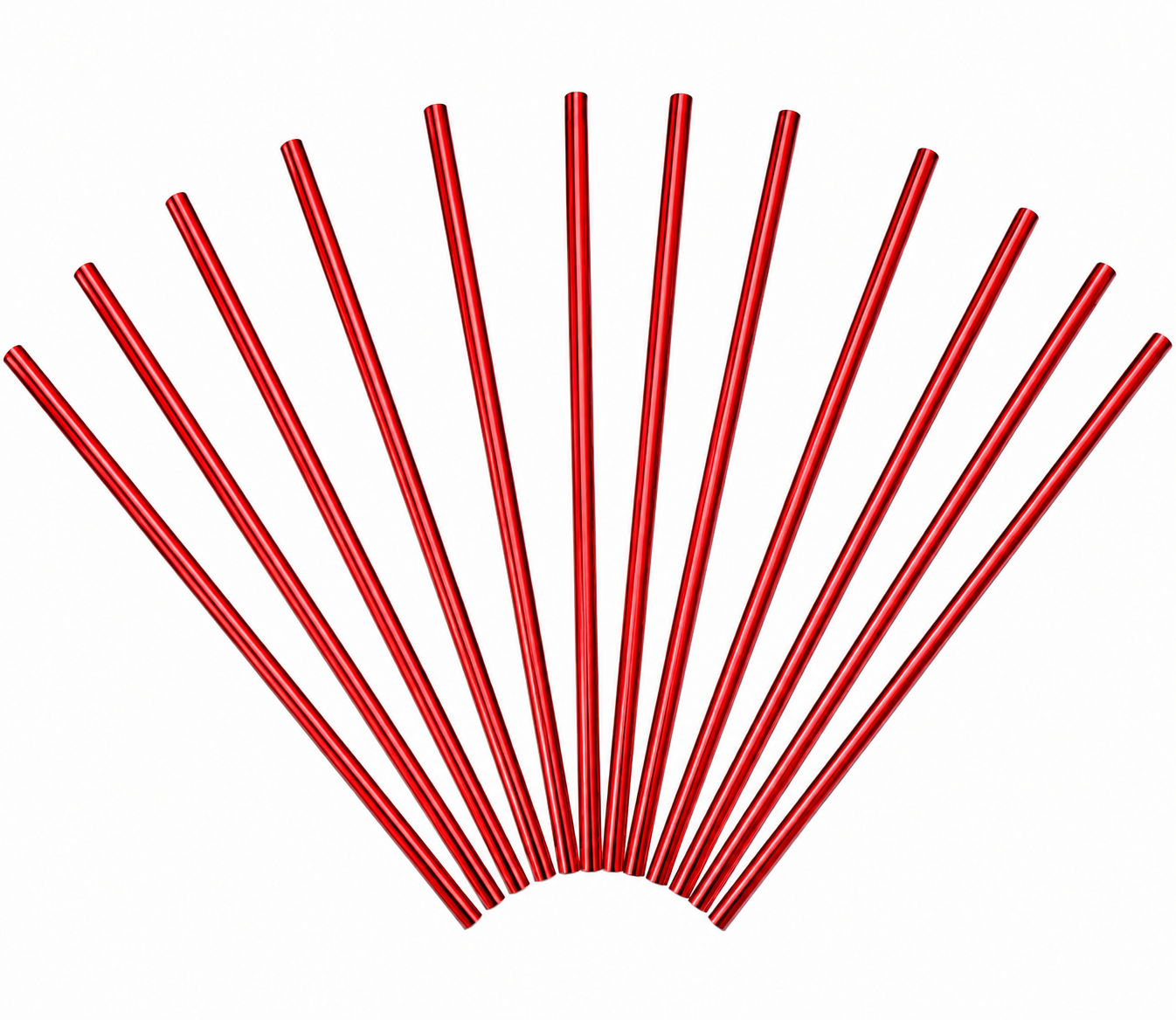 BOMBILLA PAPEL X 12 METAL ROJA