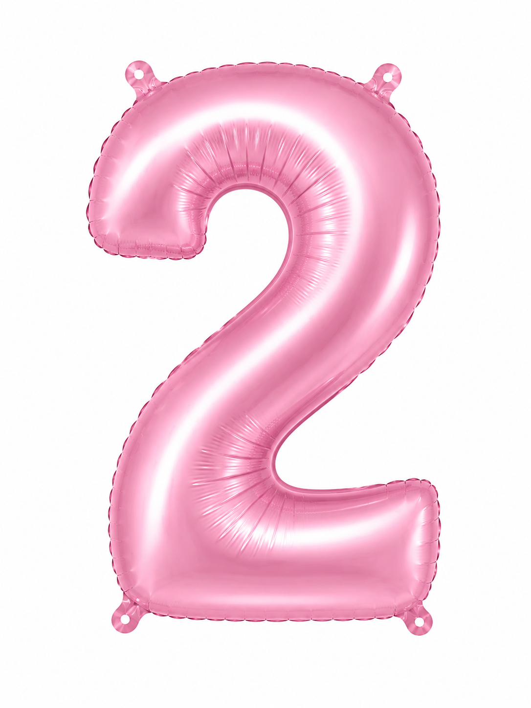 NUMERO DE GLOBO 2 ROSADO 32"
