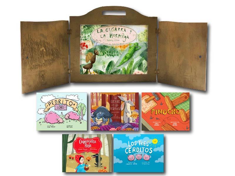 Kamishibai De Madera + 6 Cuentos Ilustrados - Carnaval - Carnaval Online