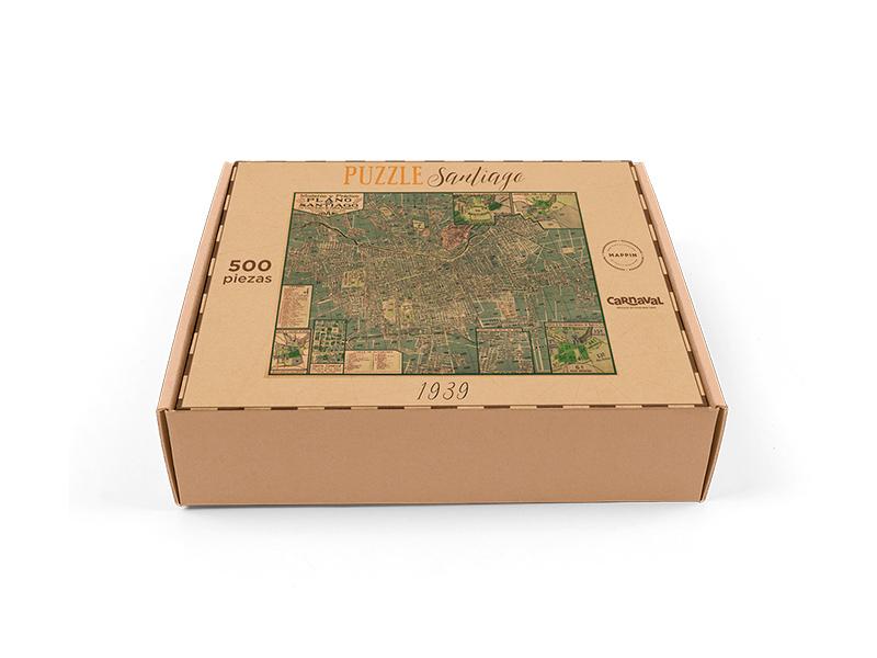 Puzzle 500 Piezas Mapa Santiago 1939 - Airy - Carnaval Online