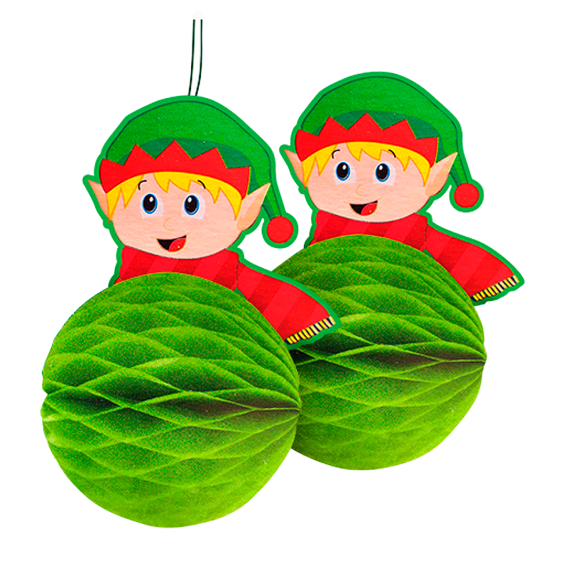 Deco Navidad 2 Duendes - Carnaval Online