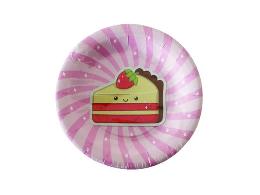 Plato Cumple Kawaii X 10