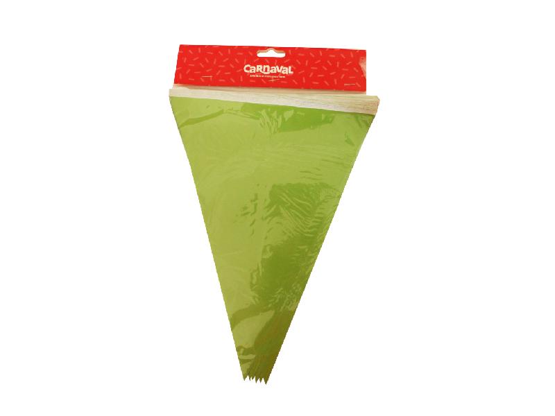 Banderin Papel Verde Lima 3,2M