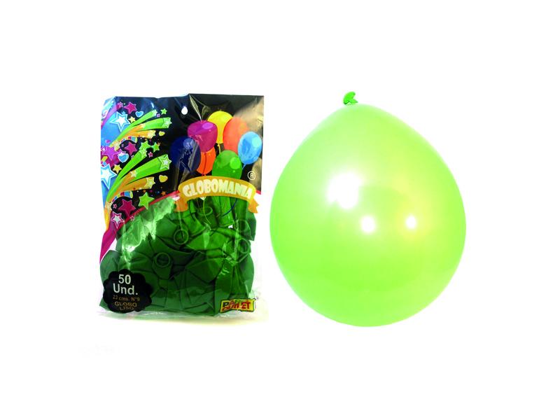 Globo 09 Standard A Verde X 50