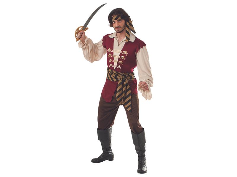 Disfraz pirata Raider talla unica