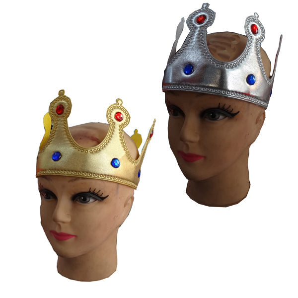 Corona De Rey De Tela X 1 Und