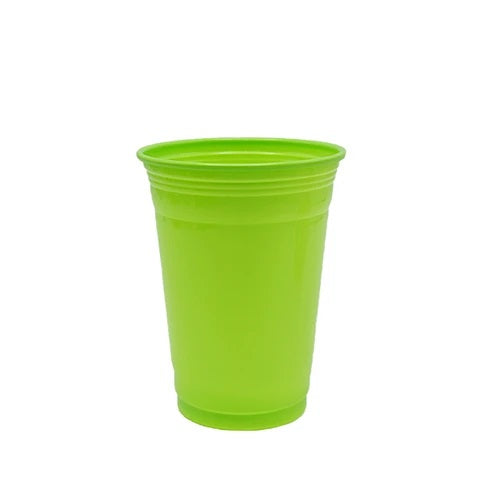 Vasos Plásticos Verdes De 560Ml - 10 Unds
