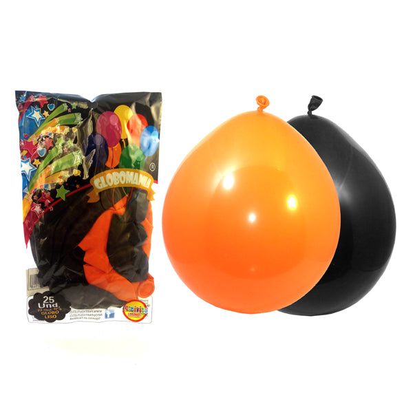 Globo 09 Standard Negro/Naranjo X 25