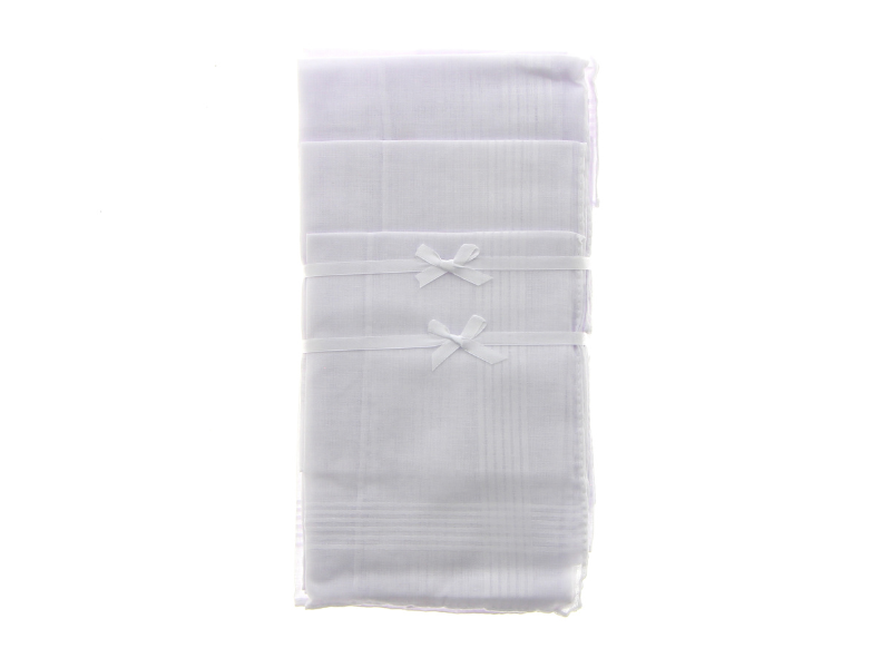 Pañuelo Blanco de Tela 36 x 36 cm
