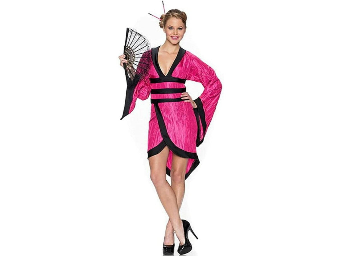 Disfraz Gorgeous Geisha Fucsia L