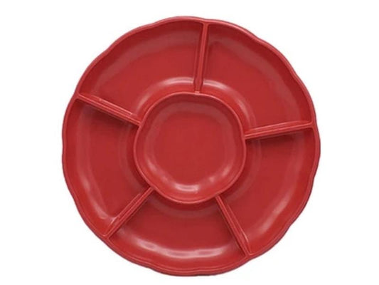 BANDEJA TIPO FLOR 3 PCS 30 CM