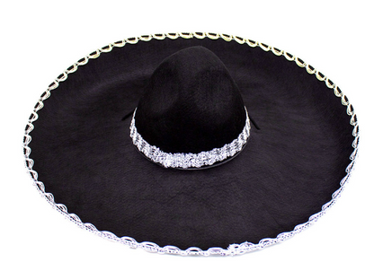 Sombrero Mexicano Negro - Gorros y Sombreros