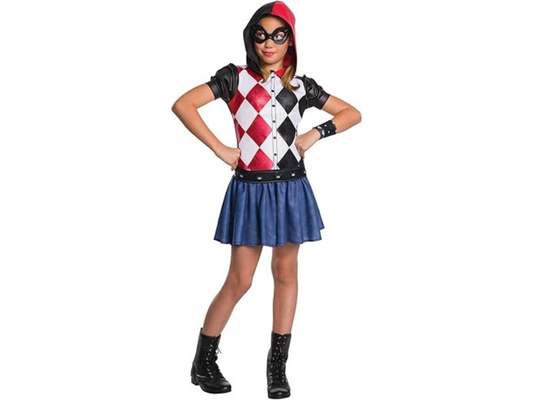 Disfraz Harley Quinn Hoodie Niña 3 a 4 años