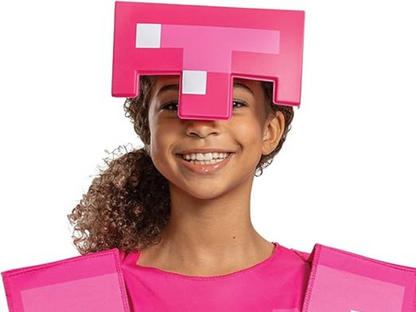 Disfraz Minecraft Armadura Rosada Niña - Don Cotillón