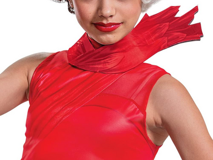 Disfraz Cruella Vestido Rojo Niña - Don Cotillón