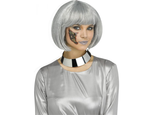 Peluca Futurista Gris - Pelucas