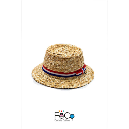 Gorro chupalla de huaso chica 26x8 cm