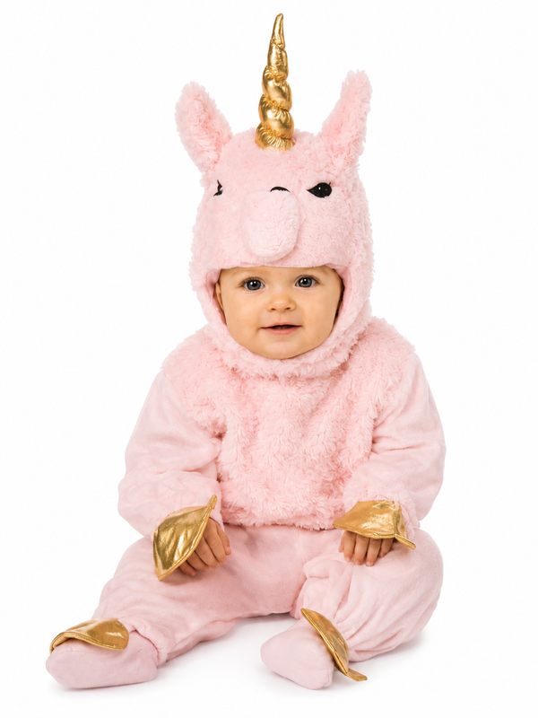 DISFRAZ UNICORNIO ROSA BEBE - Disfraces