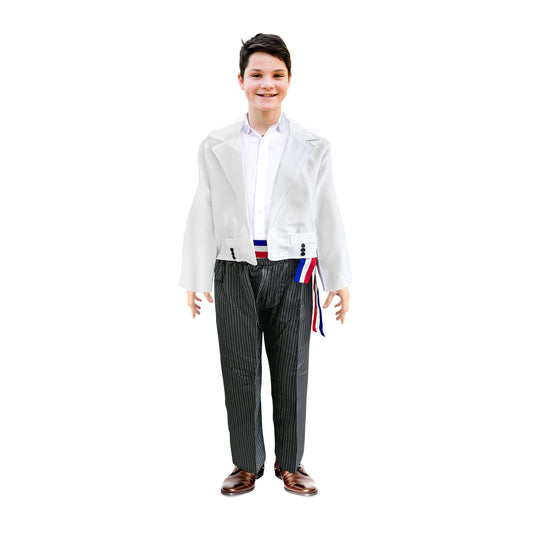 Traje huaso elegante talla 4 blanco
