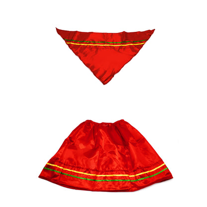 Traje nortino rojo
