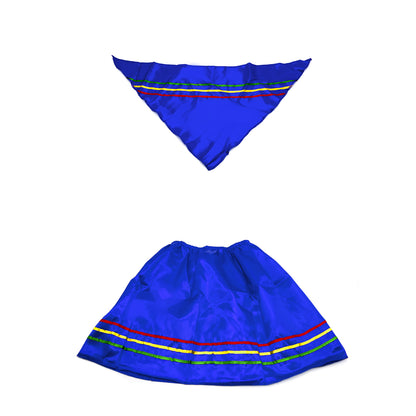 Traje nortino azul