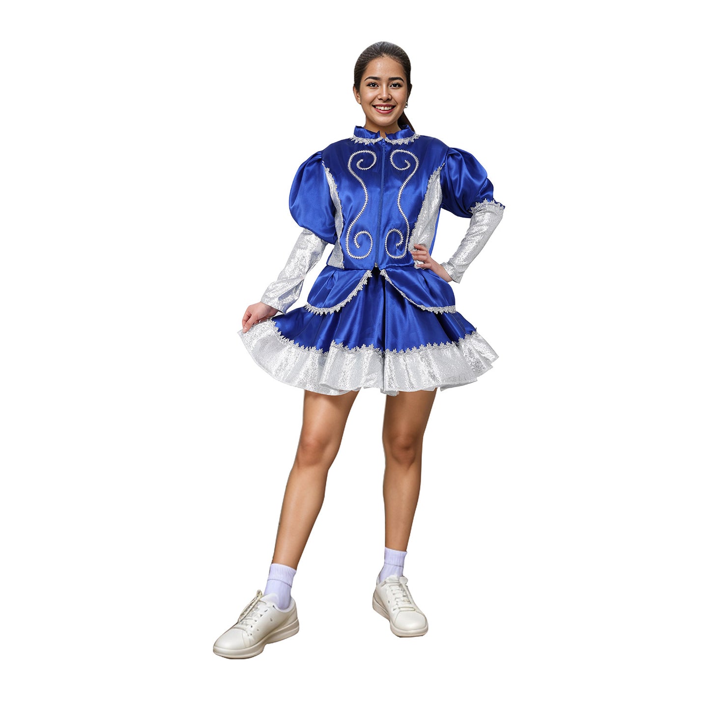 Traje de caporal mujer azul talla L