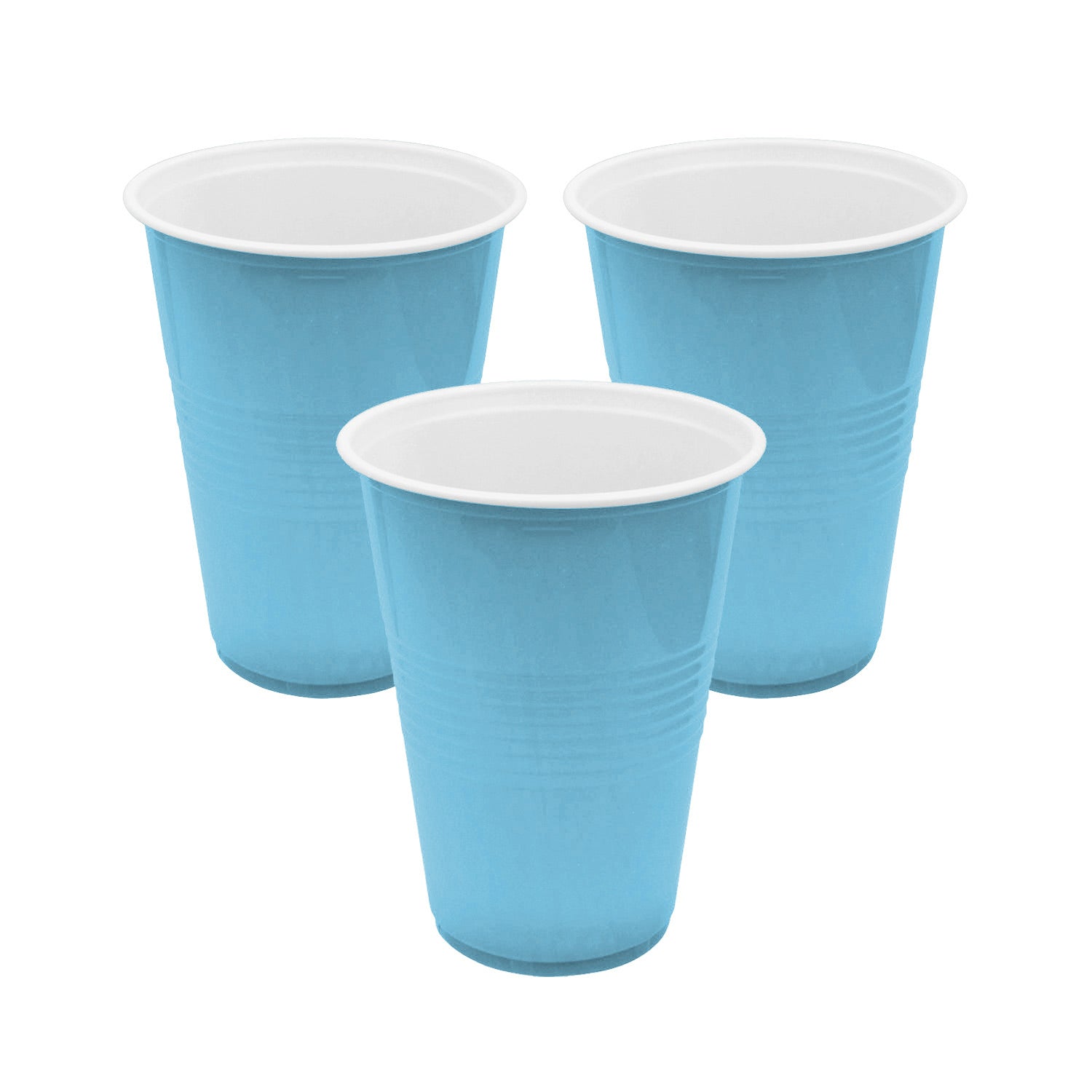 Vaso celeste 450 ml, paquete de 10 unidades