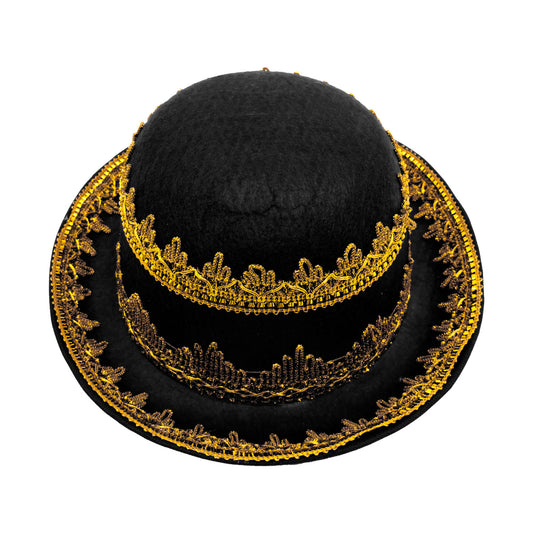Gorro de caporal mujer adulto negro