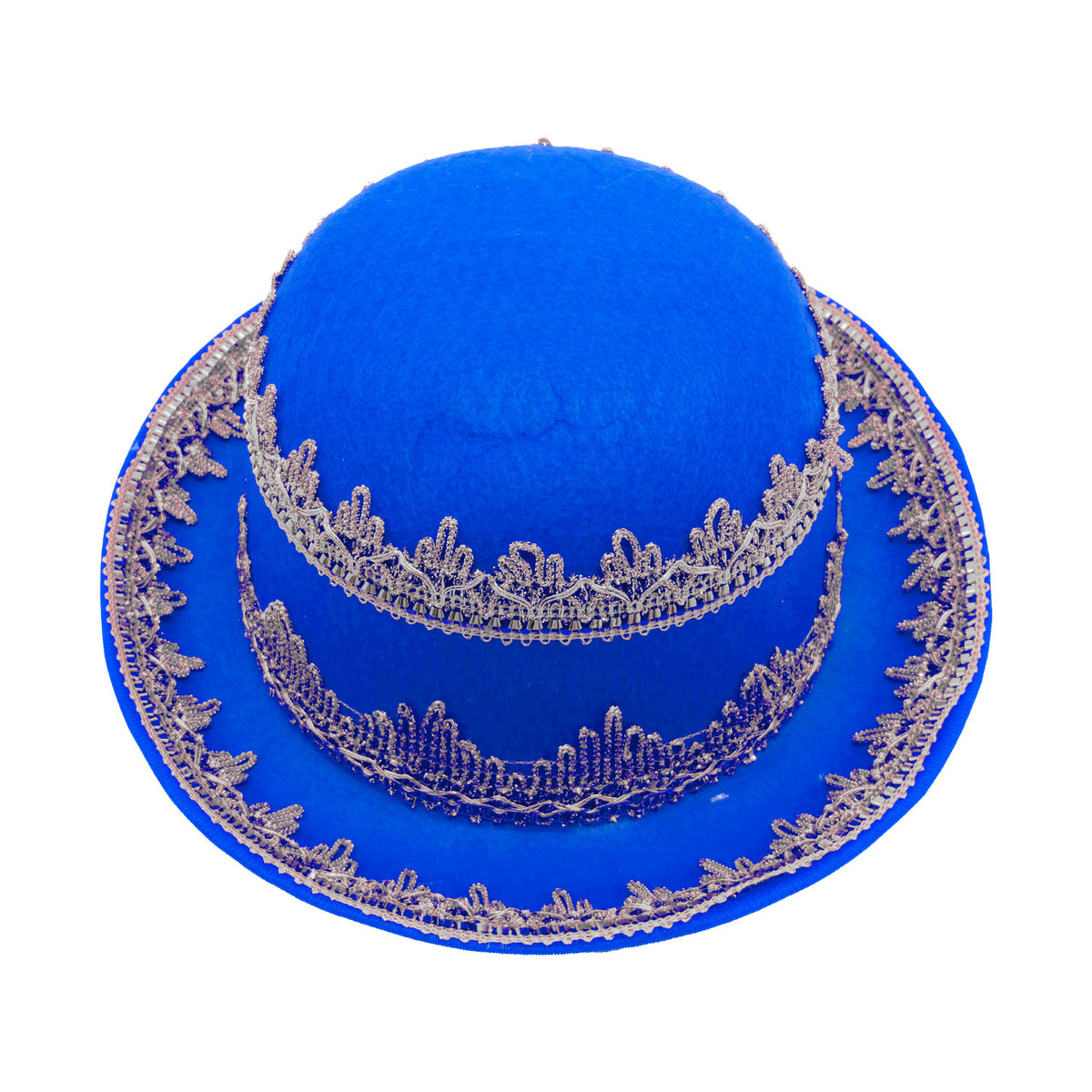 Gorro de caporal mujer adulto azul