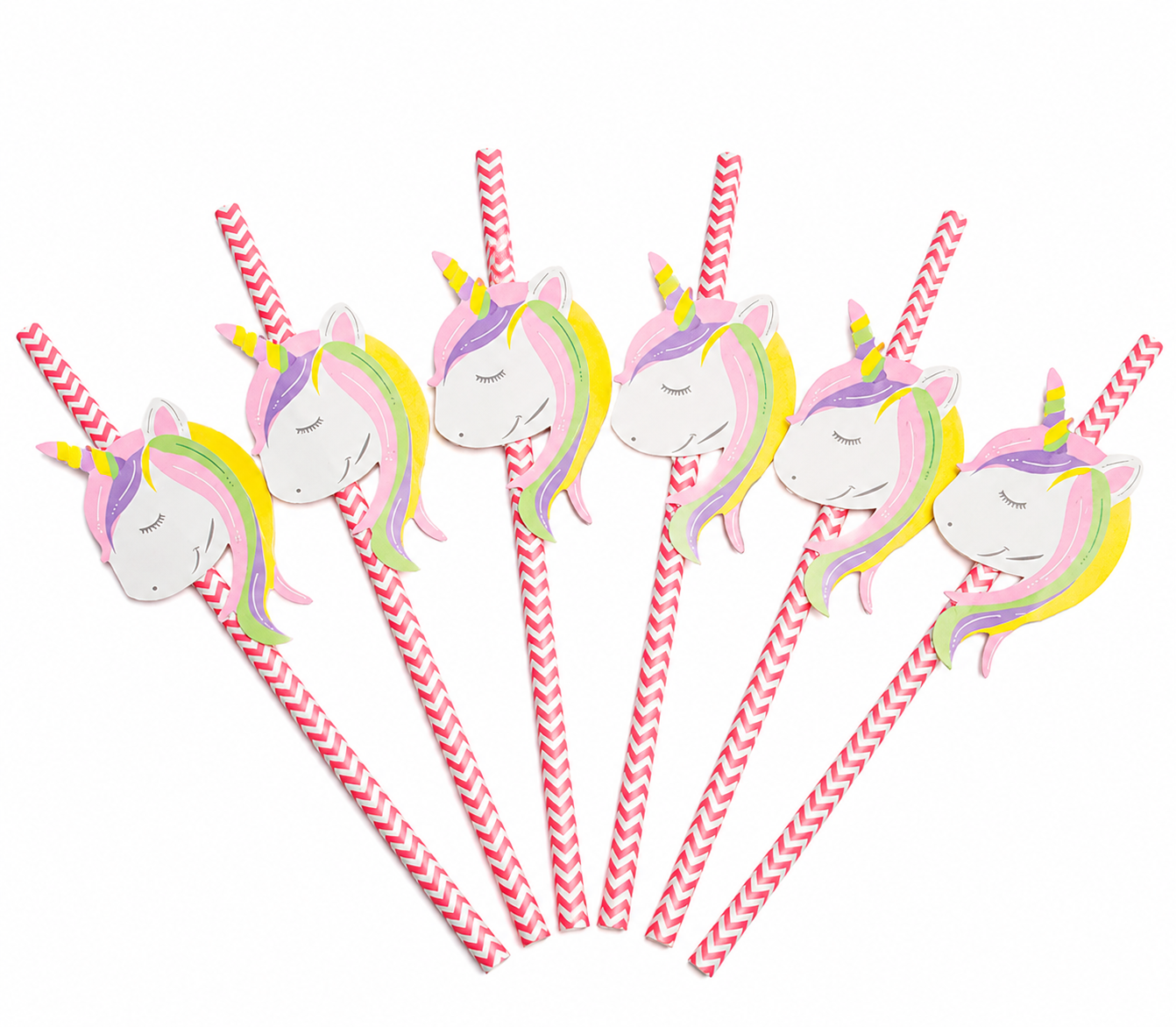 Bombillas de Unicornio x6