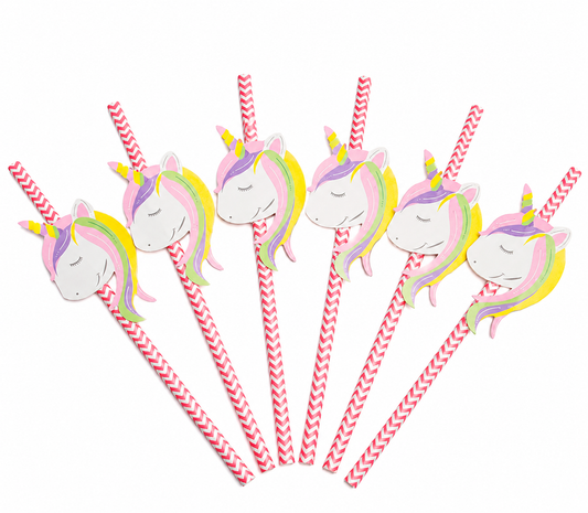 Bombillas de Unicornio x6