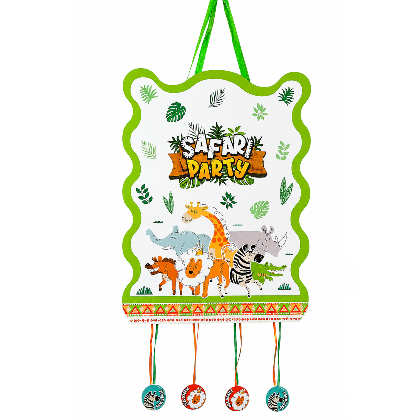 Piñata Plana Safari