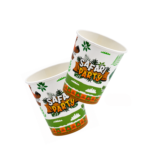 VASO POLIPAPEL SAFARI X6