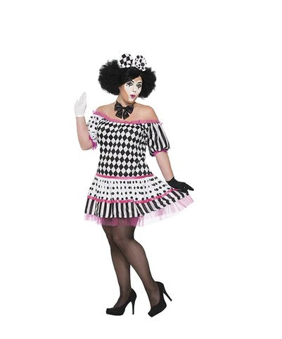 Disfraz Payasita Arlequín