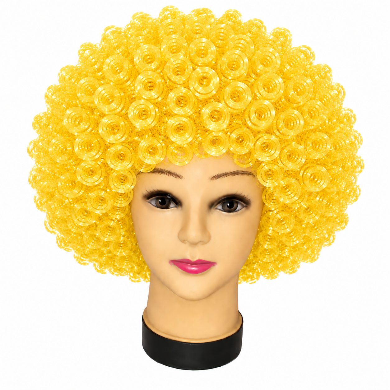 PELUCA AFRO AMARILLA