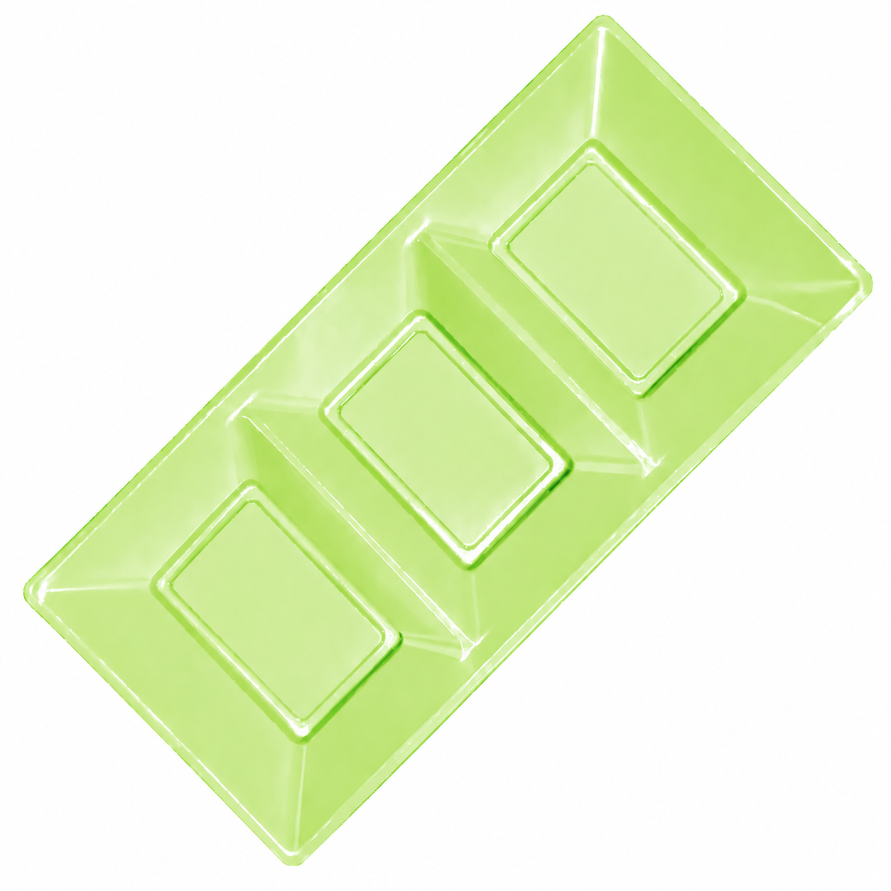 Bandejas 3 divisiones x3 uni COLOR A CELECCIONAR