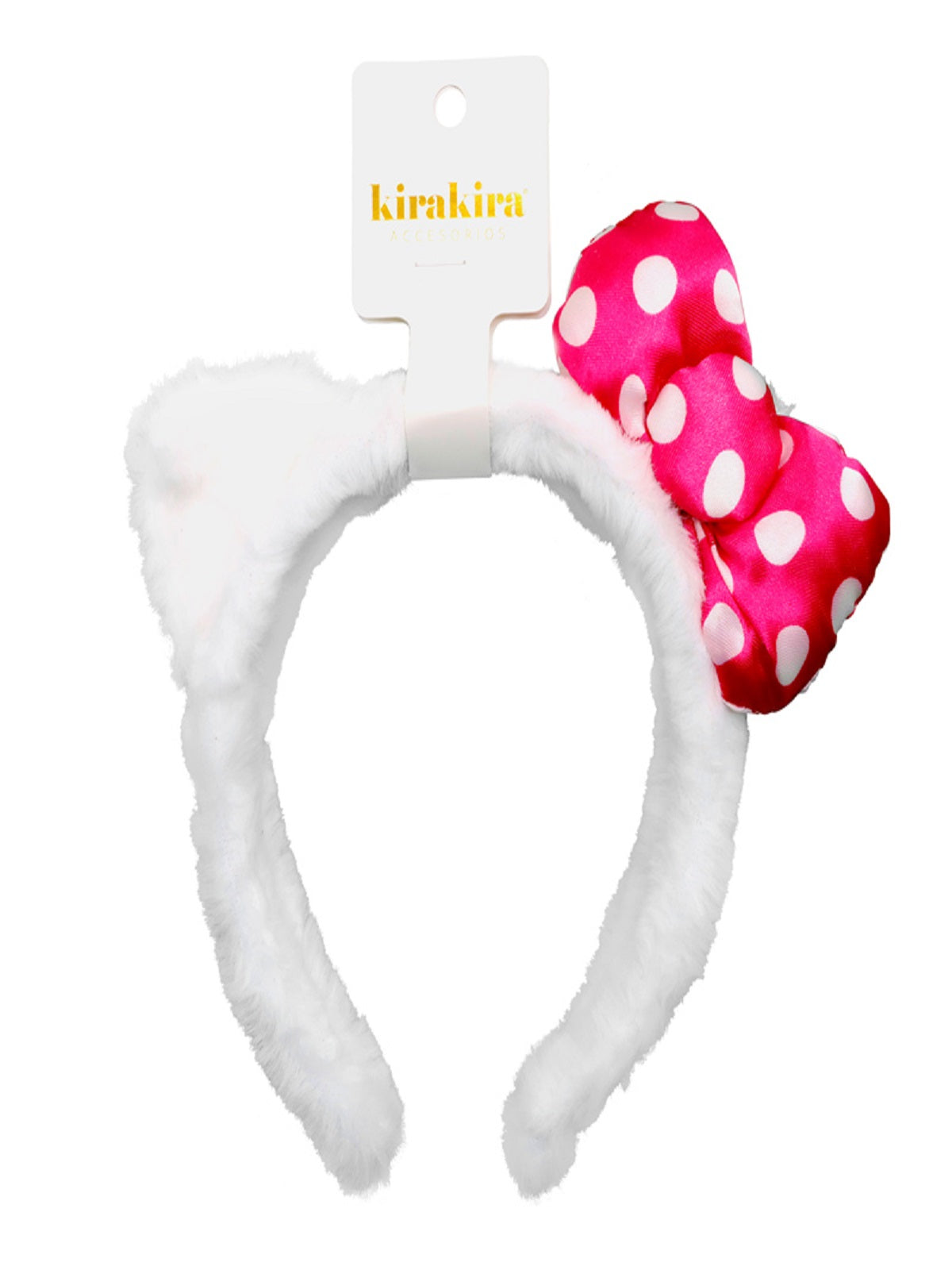 Cintillo Gatito Humita Blanco X1 Uni - Don Cotillon