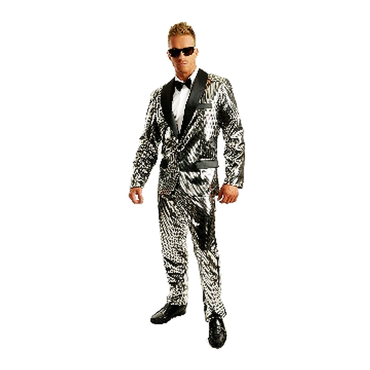 Traje Esmoquin Bola Disco Dorado Hombre