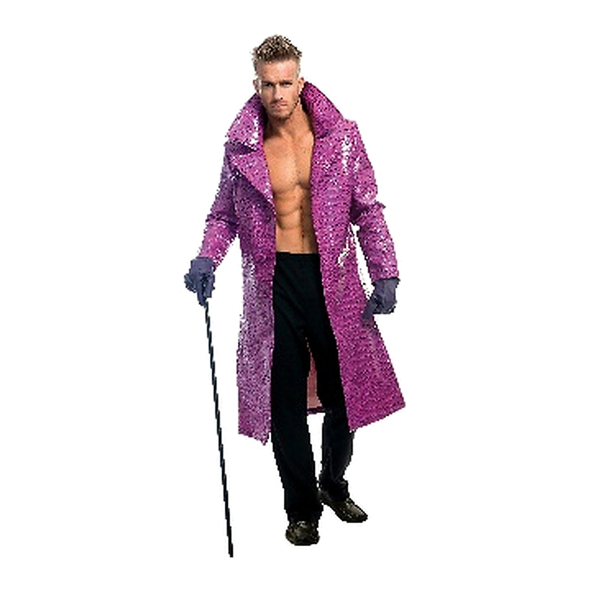 Chaqueta Piel de Serpiente Morada Hombre